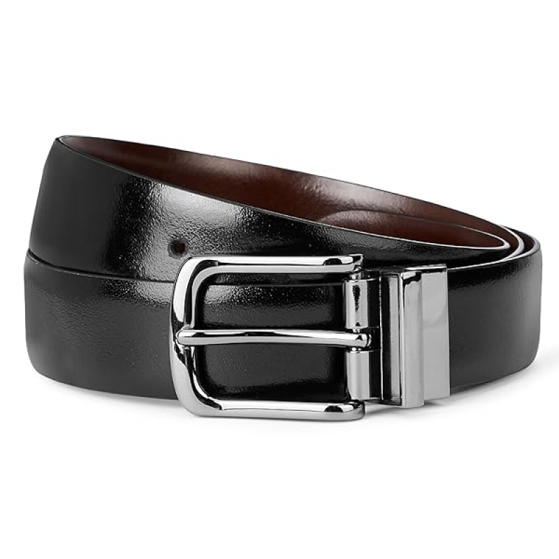Men's Reversible Italian Leather Formal Belt