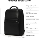 The Radio Backpack Water-Resistant 15.6" Laptop Bag with Luggage Sleeve for Work, Travel, and Daily Use