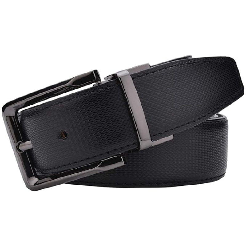 Men's Reversible PU Leather Belt