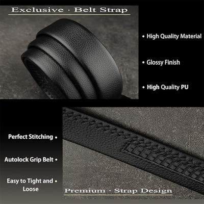 Men's Vegan Leather Belt