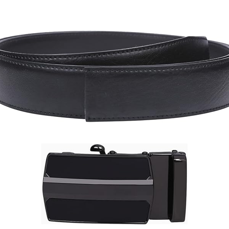 Men's Auto Lock PU Leather Belt