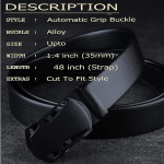 Men's Formal Leather Belt
