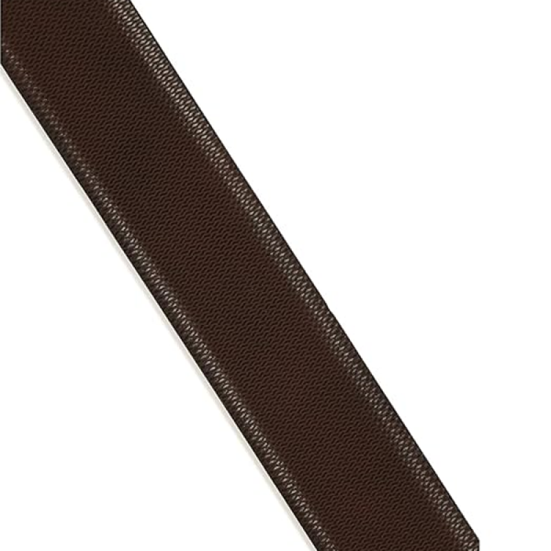 Men Textured Reversible Formal Italian Leather with Matt Gun Metal Buckle Belt