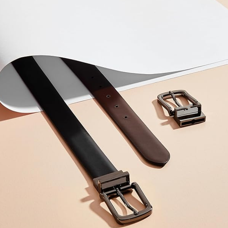 Men's Reversible Italian Leather Formal Belt